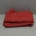 YoungsTex Burgundy Red Linen Curtains 63 Inch Length 2 Panels for Living Room - Semi Sheer Window Drapes with Back Tab Rod Pocket Light Filtering for Decor Bedroom, 52 X 63 Inch