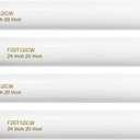 24 Inch T12 Fluorescent Tube Light Bulb 20 Watt Cool White, F20T12/CW 4100K Replacement for F20T12/CW/ALTO, F20T12/CW/ECO, F20T12/SP41/ECO G13 Base 1200 Lumens 4 Counts