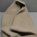 OIAHOMY 75L Large Woven Cotton Rope Storage Basket with Handle for Organizing Blanket and Toys for Living Room, Nursery, Brown Variegated 22”x17”x12”