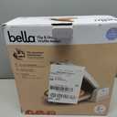 bella FlipnStore Waffle Maker with EverGood™ Ceramic Nonstick Coating, Fitsanywhere™ Kitchenware, Power Indicator Light, Cool Touch Handle & Cord Wrap, 7” Wide & 1" Deep Plates, 1000 Watt, Oatmilk