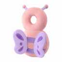 PandaEar Baby Head Protection Backpack, Toddler Walking Head Protector, Adjustable Head Protector Pad Safety Cushion (Pink)