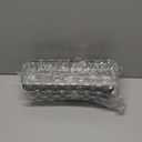 Lumanman 4 Pack Acrylic Spice Racks for Refrigerator and Oven, Magnetic Fridge Organizers and Storage, Clear