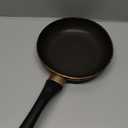 IMUSA 8in Bistro Aluminum Nonstick Fry Pan with Cool Touch Handle, Black