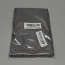 YSYY Soft Blackout French Door Curtains for Privacy, Block Out Light and Sunshine.Thermal Insulated Room Darkening, Easy Installed Door Curtains. (Dark Grey, 8"x36")