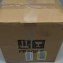 Sango Siterra Artist's Blend Stoneware Pasta Bowls (Set of 4) Multi Assorted Colors Featuring Soft Gray, Blue, Green, and Ivory, for Everyday Dining & Entertainment, Microwave & Dishwasher Safe