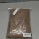 OUGES 2025 Fall Sweater Dress for Women Crew Neck Long Sleeve Knit Lightweight Casual Dresses (Large, Beige)