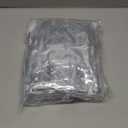 Houseables Sweater Bags Moth Proof, Clothing Storage Bags, with Zipper, Sweater Storage, Clear Zippered Organizers, Clothes, Blanket, Linen, Bedding, Quilt, Vinyl Plastic Protectors, 18x15x4, 5 Pack.