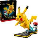 LEGO Pokmon Pikachu and Pok Ball - Collectible Building Sets for Adults, Ages 18+ - Pokmon Figure for Display - Desk, Shelf or Office Decor - Gift for Men & Women - 72152