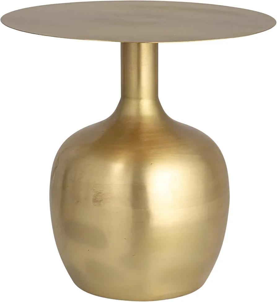Creative CoOp Chic Metal Round Side Table, Gold Creative CoOp Chic Metal Round Side Table, Gold