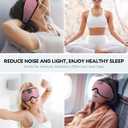 MUSICOZY Sleep Headphones, Bluetooth 5.4 Sleep Mask Headband Headphones Sleeping Eye Mask, Wireless Music Earbuds Earphones with HD Stereo Speakers for Side Sleepers, Cool Gadgets Unique Gift