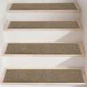 BEQHAUSE Stair Treads for Wooden Steps 28inX9in, Carpet Stair Treads Non Slip Indoor, Machine Washable Stair Runners for Kids Elders and Pets, Carpet for Stair Rugs Mat, TPE Backing, 15pcs, Taupe