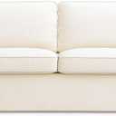 Ektorp Loveseat Cover Replacement for IKEA Ektorp Sofa Cover, Ektorp 2 Seater Sofa Cover Ektorp Couch Cover Only!(Polyester Daily Off White)