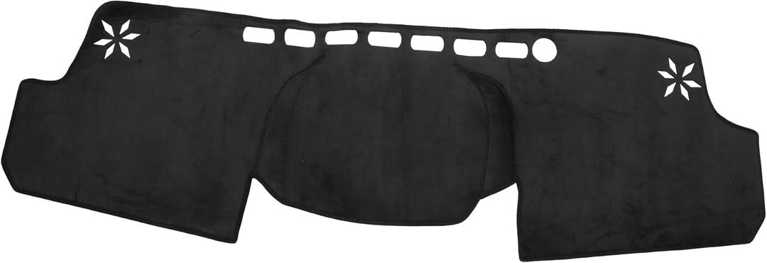 Dash Cover for Toyota Prius V 2012-2020 / Center Console Dashboard Cover/Non-Slip/Flannel / 1 Pcs Black