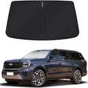 Car Sun Shade for 2018-2025 Ford Expedition Accessories Windshield Sunshade Cover Front Window Shade Custom Fit Expedition Sun Visor Protector Foldable Blocks UV Rays