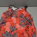Hilor Women's Underwire Tankini Tops Tummy Control Bathing Suit Top Swimsuit Modest Swim Tank Top Only (8, Red&white Floral)