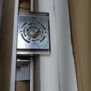 MELUCEE 4 Lights Brushed Nickel Vanity Light Modern Bathroom Light Fixtures with Hammered Glass Shade, Indoor Metal Wall Lights for Powder Room Hallway Kitchen, E26 Base