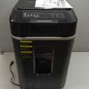 Amazon Basics 200-Sheet Auto Feed Cross-Cut Paper Shredder, High Security P-4, Anti-Jam, 8.5 Gallon Pullout Bin, Black