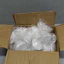 24 PCS Balloon Weights Metallic Anchor, Balloon Holder Heavy Weights with 1 Roll Iridescent Crimped Ribbon for Balloons Table Party Favor Birthday Decor(White)