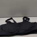 RUNNING GIRL High Impact Sports Bras for Women,Racerback Running Bra Workout Crop Tank Tops Longline Sports Bra Push up (X-Large, D-black)