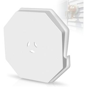 2 x Vinyl Siding Mounting Block Kit with Built-in Electrical Box, 130110006001 Vertical Siding Lamp Mounting Plate, Siding Mounting Kit for 1/2 inch Lap and 4 inch to 10 inch Height Siding (White, 1Pcs)