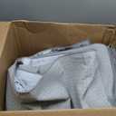 Kelarea Washable Area Rug for Living Room, 8x10 Non Slip Modern Abstract Grey Rugs, Easy Clearning Low Pile Large Carpet for Bedroom, Dining Room, Nursery, Office