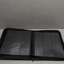 Top Loader Binder - 9 Pocket (3" x 4"), Holds 288 Toploaders With Side-Loading Pockets | Rigid Zipper Case | Baseball Toploader Cards Storage, Binder For Top Loaders TCG & MTG Cards (Dark Grey)