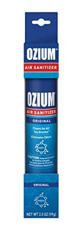 Ozium 3.5 Oz. Air Sanitizer & Odor Eliminator for Homes, Cars, Offices and More, Original Scent