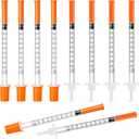 U-100 1ml 30G 5/16" Disposable Syringes, 30Pack