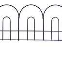 Garden Fence Panels 14" x 18" 17pcs, Red