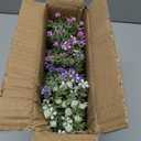 Velener Babys Breath Artificial Flowers in Small Burlap Bag Vases 3Pcs -Gypsophila Faux Flowers Farmhouse Home Coffee Table Bookshelf Office Desk Decorations Kitchen Dining Room Fake Plants Indoor