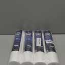 Ronaqua 25 Micron Sediment Water Filter Cartridge 10"x2.5", NSF Certified, 4-Layer Filtration for any 10-inch RO Units & Whole House Systems, Compatible with Culligan P5, AP110, WHKF-GD05, 4 Pack