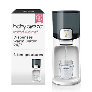 Baby Brezza Instant Baby Bottle Warmer  Fast Water Warmer Instantly Dispenses 24/7 in 3 Temperatures, White