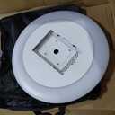 JIYANG Portable Photo Booth Compatible with Any Ipad,Photo Booth Stand Shell with ChackTok PhotoBooth VIP Member and Flight Case,Free Custom Logo,Perfect for Parties,Wedding and Events(White)