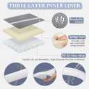 Adult Booster Seat Cushion Extra Firm Riser Chair Cushions for Elderly Washable Thick Chair Lift Pads to Raise Height for Couch, Home, Patio, Office Seat, 16.5 inches x 13.3 inches x 4.7 inches