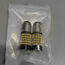 PHINLION Super Bright White Amber Dual Color Switchback 1157 2057 2357 7528 LED Bulbs with Projector for Car Front Turn Signal Parking Lights