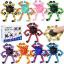 9PCS Transformable Fidget Spinners for Boys,Fidget Party Favors,Deformable Chain DIY Robot Spinner Sensory for Boys Girls