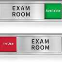 Exam Room Door Sign,Do Not Disturb- In Use/ Slider Signs for Offices & Hospitals,Counseling Centers,In Session Door Sign for Therapists