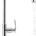 Single Handle Faucet, Stainless Steel Single Hole Bar Sink Faucet 360 Rotated Cold Water Commercial Single Hole Kitchen Sink Faucet