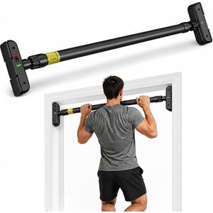 Pull Up Bar for Doorway, Door Frame Chin Up Bar No Screws, 440lbs Capacity
Adjustable 72-95 cm (28.3"-37.4") Chin Up Bar, Dual Gear Lock, Level Meter, Anti-Slip PVC Pads for Home Gym Strength Training