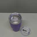 BJPKPK 30 oz Stainless Steel Tumbler With Lid And Straw Vacuum Insulated Double Wall Travel Coffee Water Tumbler,Purple