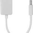 Socobeta Cable Converter MP3 TV USB Female to 3.5mm Jack Male 3.5mm Male to USB Female AUX Audio Cable Adapter for CD Player MP3 TV