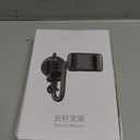 Long Arm Vacuum Suction Cup Shower Phone Holder Clip, Mirror Phone Mount For Bathroom Stick On Wall Makeup Mirror Kitchen Window Bathroom Phone Stand Fit For iPhone 16 15 14 13 12 & Cell Phones