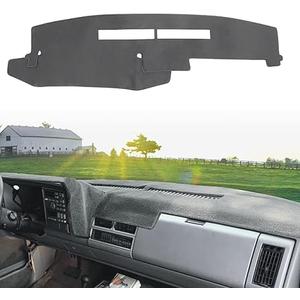 POSAID Dashboard Dash Cover for 1988-1994 Chevy Chevrolet Silverado Suburban Blazer/GMC Sierra C1500 C2500 C3500 K1500 K2500 K3500 Pickup Truck Interior Dash Protector Cover Mat, Gray