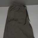 CRZ YOGA Cotton Fleece Lined Relaxed Sweatpants for Men 32" - Loose Lounge Casual Bottom Sweat Pants with Zipper Pocket (Large, Light Army Green)