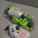 VangeBow Toddler Soccer Goal Set with Soft Plush Cow Ball and Mini Net