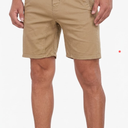 WAYRUNZ Chino Shorts Mens Shorts with Elastic Waistband, Size 34