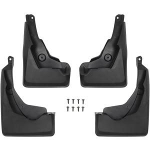 Powerty Custom Fit for Mud Flaps Toyota RAV4 2025 2024 2023 2022 2021 2020 2019 Splash Guards Molded Front and Rear Fender Cover Black ABS 4Pcs Set Hybrid Accessories (Not Fit for 2021 RAV4 Prime)