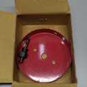 6-1/4 Inch Hole Saw for Recessed Lighting, 159mm HSS BI-Metal Hole Cutter for Wood, 32mm Cutting Depth Hole Cutter with Hex Shank Drill Bit Adapter for Cornhole Boards Plastic Drywall Fiberboard, Red