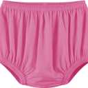 Adult Diaper Cover for Incontinence Noiseless Leak-Protection Underwear Plastic Pants Over Diapers Waterproof Rubber Pants (Pink, XXXL) 