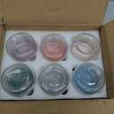 NETANY 6-pack 10oz Glass jars with Airtight Lids, Overnight Oats Containers with Lids, Wide mouth Mason Salad jars, Glass Food Storage Containers for Snacks Yogurt Spice Sugar